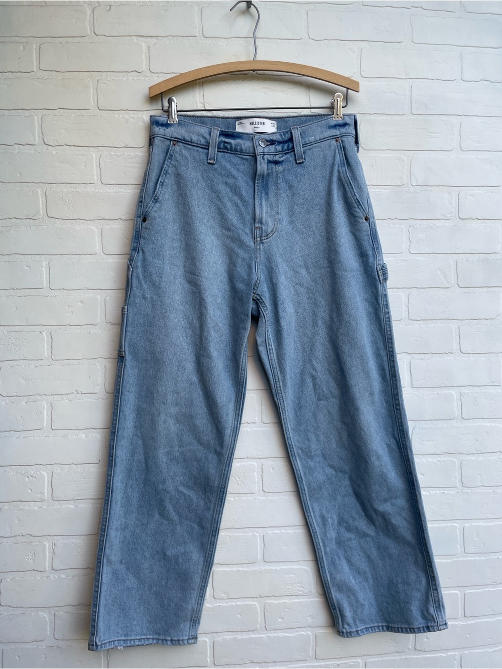 Hollister Light Blue Baggy Jeans 30 X 30
